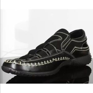 Walgate Dress Shoe SZ 9 Slip on Loafer Black NWB